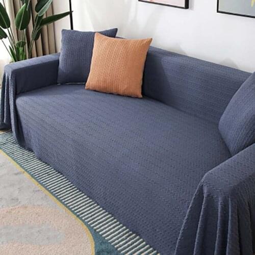 Modern Universal Sofa Cover All-inclusive Dust Couch Cover for Sofa 1/2/3/4-Seater Solid Color Fabric Sofa Towel Home Decoration