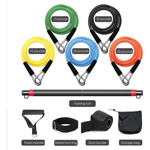 T2 Elastic Resistance Bands Chest Muscle Training Adjustable Training Rod For Chest Muscle Training Bands