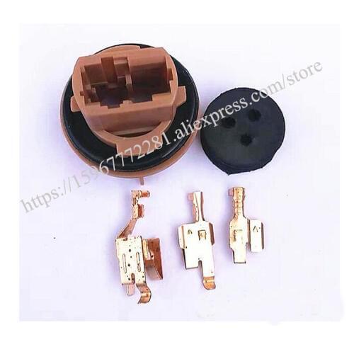 T20-3 Pin car bulb holder turn signal brake light instrument light indicator light brake connector Car brake light turn signal
