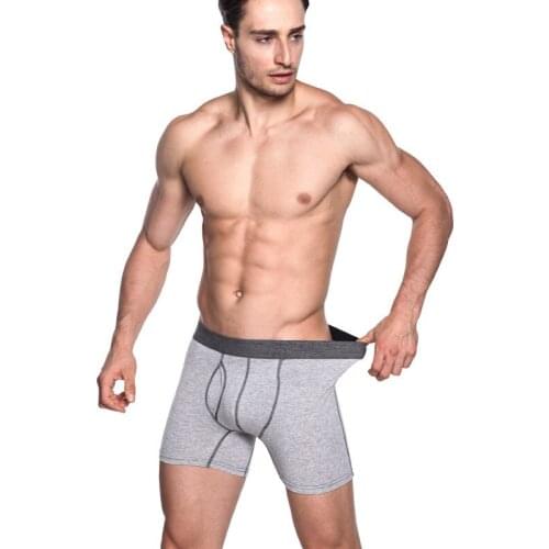 3pcs/lot Men Underwear Boxer Shorts Plus Size Cotton Soft Breathable Sports Underpants Cueca Mix Color