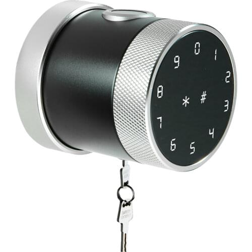 Smart TT APP Lock Fingerprint Round Door Knob Lock Open by Key Password Bluetooth for Home / Office / Hotel