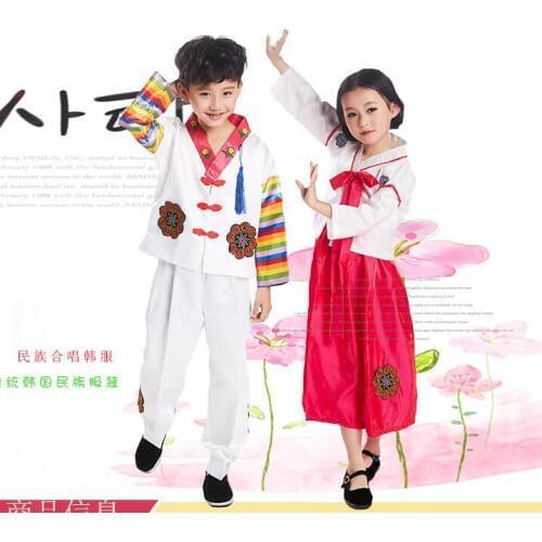Spring Children Korean hanbok Girl&Boy National performance Kids