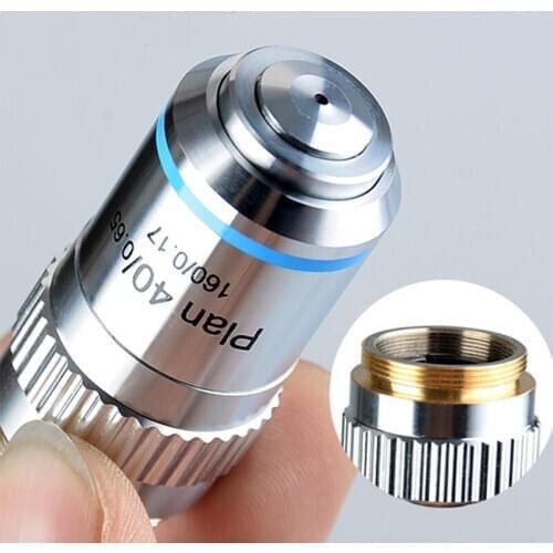 High Quality 4X 10X 20X 40X 60X 100X Plan Achromatic Microscope Objective Lens Biological Microscope Accessories Parts