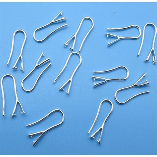 Hot Selling 100 Pieces of 925 Sterling Silver/platinum Smooth Hook Earrings DIY Jewelry Making Womens Charm Jewelry Accessories