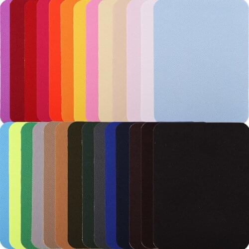 Color Rectangle Embroidery Cloth Patch Denim Patch Apparel Elbow Pants Knee Patch Twill Patch Patch Adult child clothing access