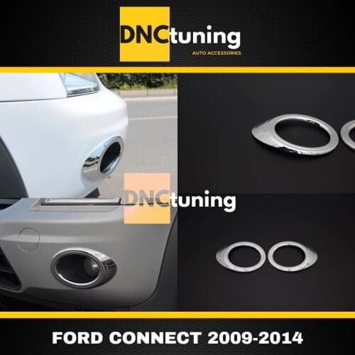 For Ford Connect 2009-2014 Fog Light Frame ABS Chrome Stainless Chrome Fully Compatible High Quality Professional