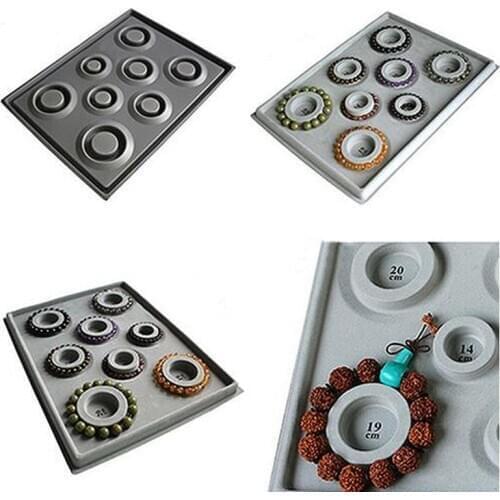 Flocking Bead Board 3D Plastic Mold for DIY Design Bracelet Necklace Beaded Jewelry Making Tray Storage Box Design Tool
