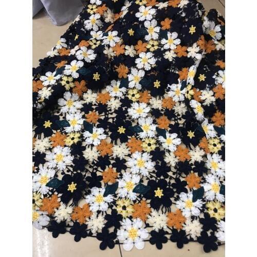 Hot sale French Laces SYJ-6346 For Wedding Latest African French Embroidery Net Lace Fabric
