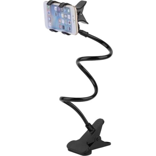 Hot Sale Lazy Shelf Bedside Mobile Phone Holder Clip For Smart Phone Adjustable Stand Holder Desk Long Bending Foldable Support