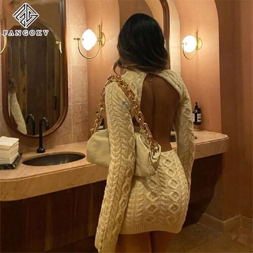 Модные трикотажные платья HOTCIAL China At AliExpress