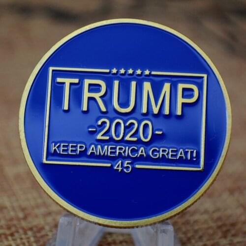 2020 U.S. President Trump Election Keep America Great Commemorative Coin Crafts Collectibles Challenge Coin