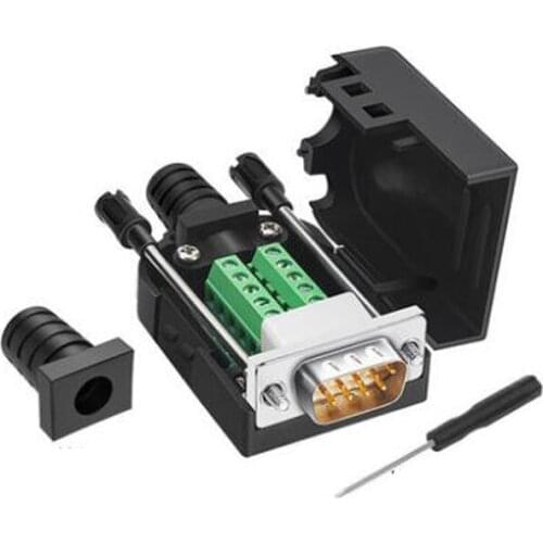 DB9 Connector COM transfer-free solder terminal DB9 Male Connector RS232 DB9 Breakout D-SUB Connector Female