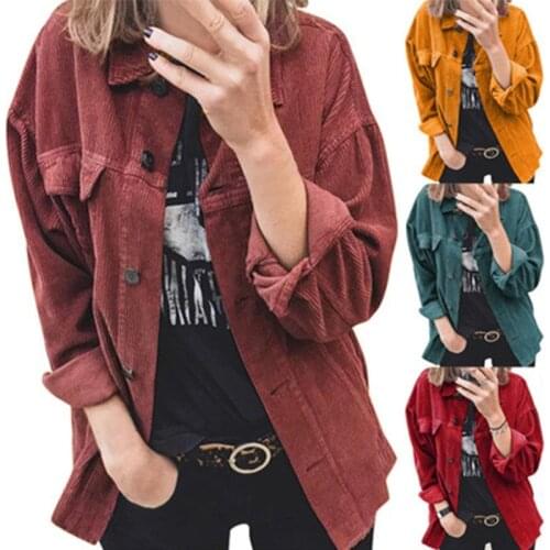 LAMLKKY Women's Corduroy Shirts