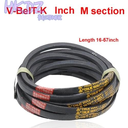 M Section V-BelT-K Cogged Belt Inch Size M16 M17 M18 M19 M20 M21 M22 M23 M24 M25