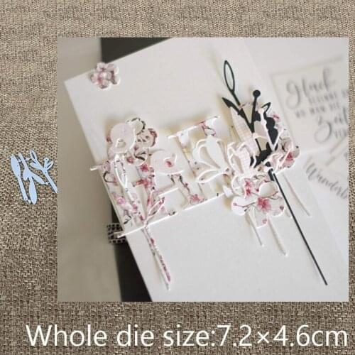 XLDesign Craft Metal Cutting Die cut dies 3pcs branch decoration scrapbook Album Paper Card Craft Embossing die cuts
