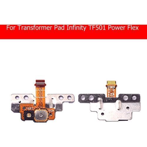 NWT Power on/off Flex Cable For Asus Transformer Pad Infinity TF501 Power Switch Button with Metal frame Power_PCB flex cable