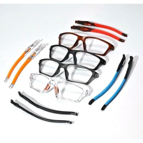 Rockjoy Removable Eyeglasses Frames Male Sports Glasses Men Women Detachable Temple TR90 Transparent Plain Eyewear