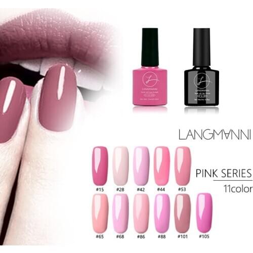 Solid Color Gel Finger Nail Gel Polish Nail Art Beauty Decoration Supplies Ornament MH88