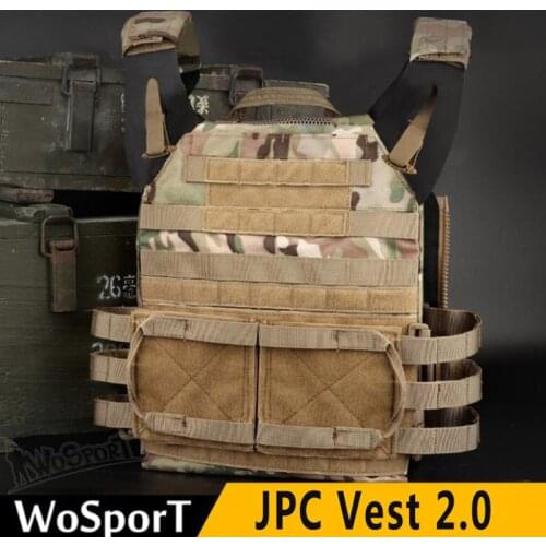 Hunting Body Armor Jpc 2.0 Molle Plate Carrier Vest Military Tactical Outdoor Cs Airsoft Protective Lightweight Vest