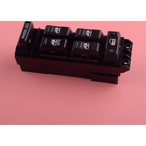 Front Left Side Master Power Window Switch 6 Buttons Fit for Chevrolet Avalanche Silverado Tahoe GMC Sierra Yukon 15720127