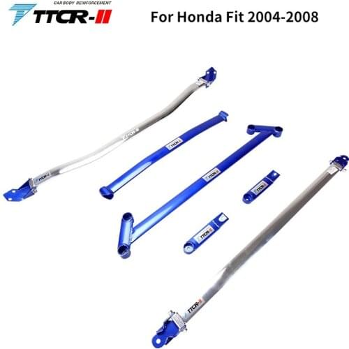 For Honda Fit 2004-2008 Suspension Anti-roll Bar Body Reinforcement Balance Sway Bars Aluminum Alloy Tie Rod Stabilizer Bar