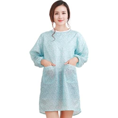 Фартуки с длинным рукавом для кухни PREUP China At AliExpress