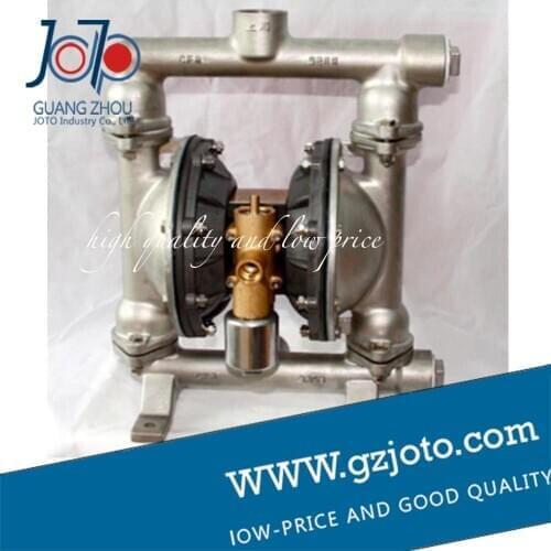 QBY-25 Natural Colour 304 stainless steel pneumatic diaphragm pump with F46 diaphragm