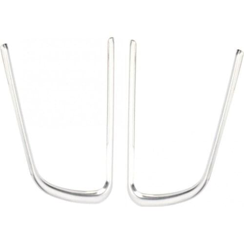 Pair Car Interior Steering Wheel Sequins Trim Frame Fits For Peugeot 408 508 2014-2015 Car Interior Trim Styling