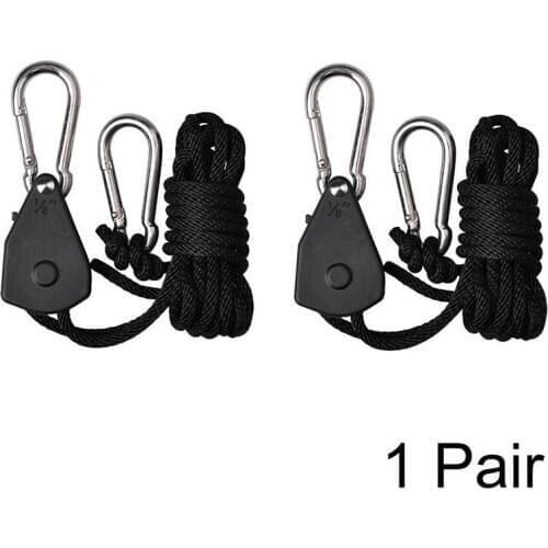 Adjustable Grow Light Rope Hanger Durable Hook