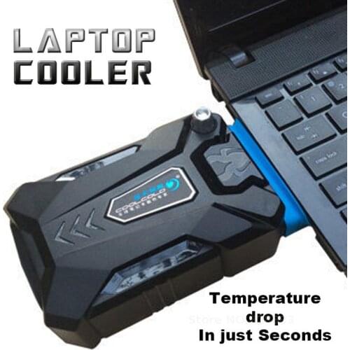 Portable Laptop Cooler Speed Adjustable USB Cooling Fan Air Cooler High Performance Notebook Ventilation Lapcooling Pad
