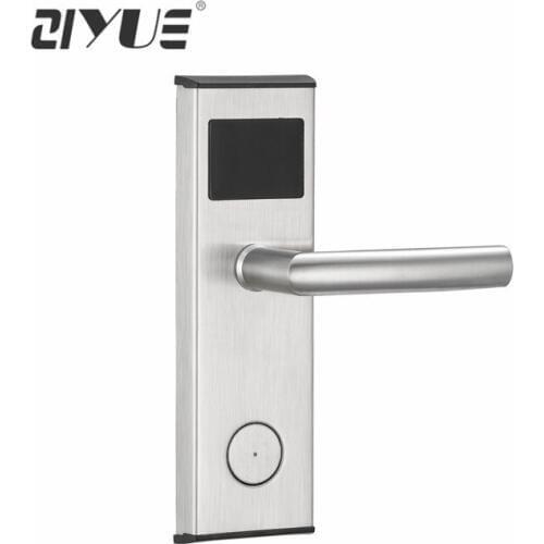 125khz T5577 Stainless Steel RF RFID Card Key Hotel Lock for Hotel Apartment Office Home ET100RF