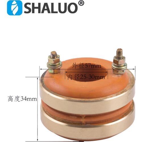 NO.2 Brush Alternator 3KW Collector Ring Copper Ring Generator Parts For Generator Inside Diameter 25X57X34mm free shipping