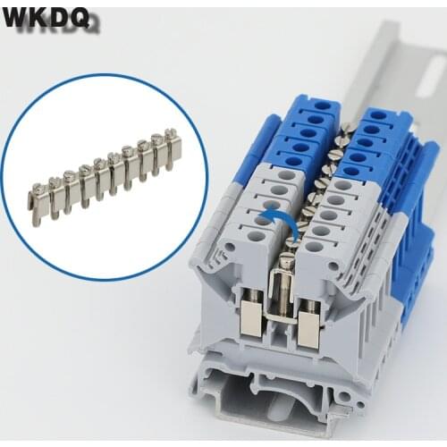 10Pcs FBI 2/3/4/10-6 Fixed Bridge UK2.5B UK5N UKK/UKKB5 Connector DIN Rail Terminal Block Jumpers FBI10-6 FBI2-6 FBI3-6 FBI4-6