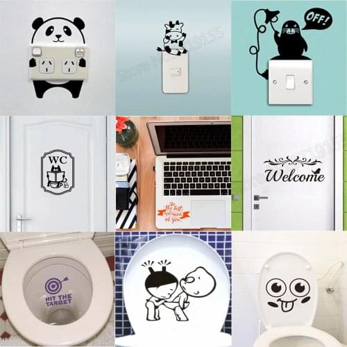 Vinyl Shh Baby Sleeping Quotes Wall Stickers For Kids Room Door Decor Nursery Children Decals Laptop Girl Toilet Design HY9985