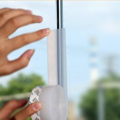 Weatherstrip Frameless Window Sliding Sash Seals Door Bottom Threshold Draft Stopper Sealing Strip 25mm 35mm 45mm 5m Translucent