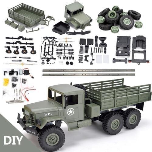 RBR/C WPL B16K 1/16 remote control military truck 6 wheel drive off-road remote control car remote control car modification
