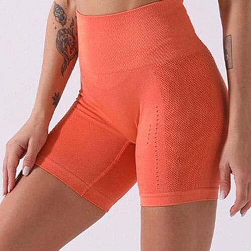 Womens Cycling Shorts High Waist Yoga Shorts Sports Fitness Short Leggings Women Yoga Pants Push Up Tight Woman Gym Sportswear