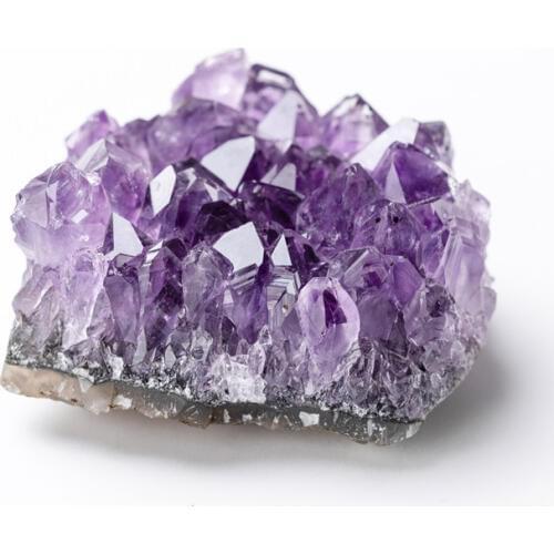 1pc Amethyst Stones Crystal Decorative Stones Geode Irregular Natural Amethyst Cluster Quartz Home Decor Natural Stone 25-40mm