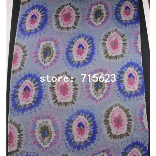 16070118 silk fabric printed silk chiffon fabric for silk dress