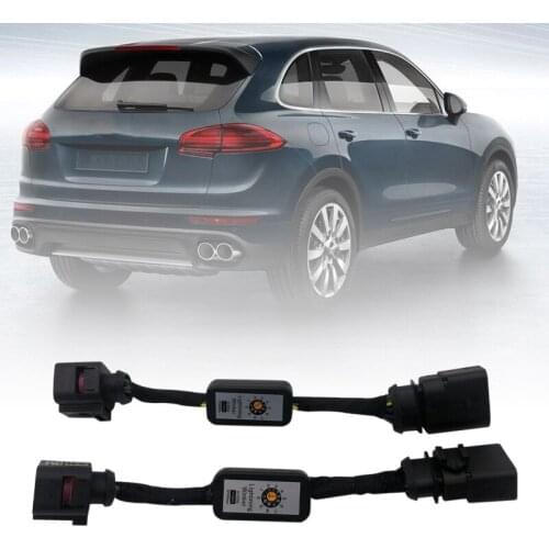 2Pcs Car Dynamic Turn Signal LED Tail Light Module Cable Harness for Cayenne 2015-2016