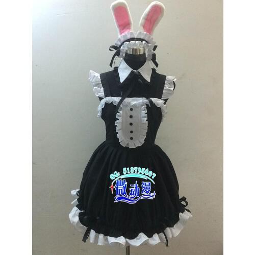 2016 Super Sonico maid maidservan Cosplay Costume