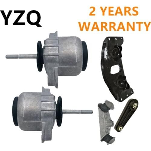 5PCS Left+Right Side Engine Motor Mount Foot Mount Carrier Bracket 94837505712 94837505812 For Porsche Palamela Maca 2010-2016