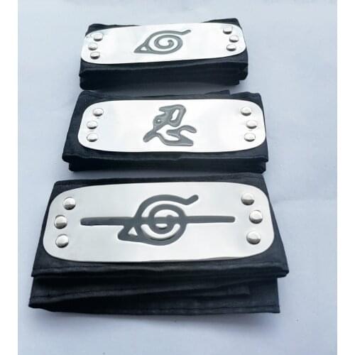 Cosplay accessories rebellious headband guard anime Cosplay decoration props Uchiha Ninja Warrior belt baffle headgear