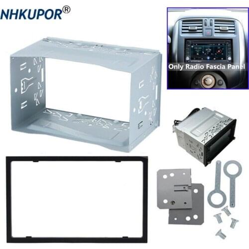 Car Stereo Audio Refitting ISO Universal Double 2 DIN Installation Metal Cage Fascia for VW Series Jetta Chico Golf Bora/Polo