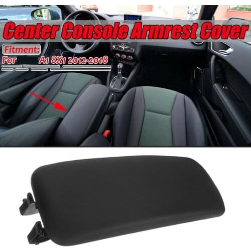 Center Console Armrest Upper Arm Lid for AU DI A1 8X1 8XK 2012-2018 8X0864245B Black Center Armrest Cover