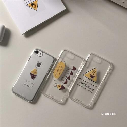 Ins Potato Pattern Phone Case For iPhone 12 mini 11 pro Max Korean Style for XS Max X XS 8 Plus Silicone Soft Shell Fashion