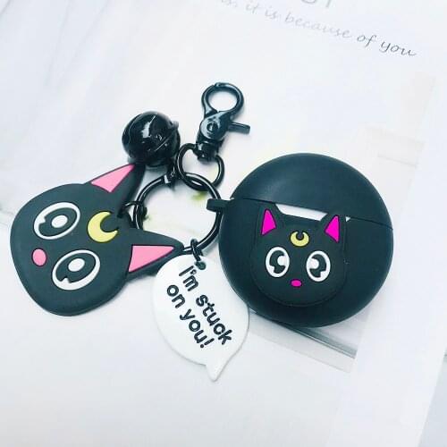 Cute cat Case for Huawei Freebuds 3 Case Luxury cartoon Key Chain Earphone Cover for Huawei Freebuds3 Pro Case hearphone box