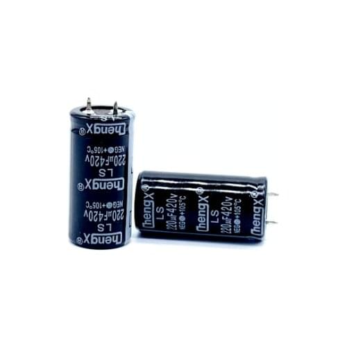 Chengx direct insertion aluminium electrolytic capacitor 220UF 420V 22*45
