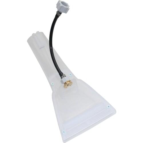 Upholstery cleaning steamer nozzle transparent vacuum cleaner injection extraction vacuum carpet padding car