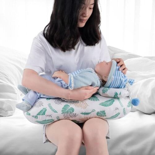 Baby Nursing Pillow Maternity Baby Breastfeeding Pillow Infant U-Shaped Newbron Cotton Feeding Waist Cushion